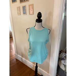 Danskin Aqua Sleeveless Performance Tank Top Size Small Athletic Workout Yoga